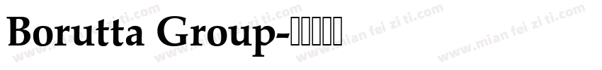 Borutta Group字体转换